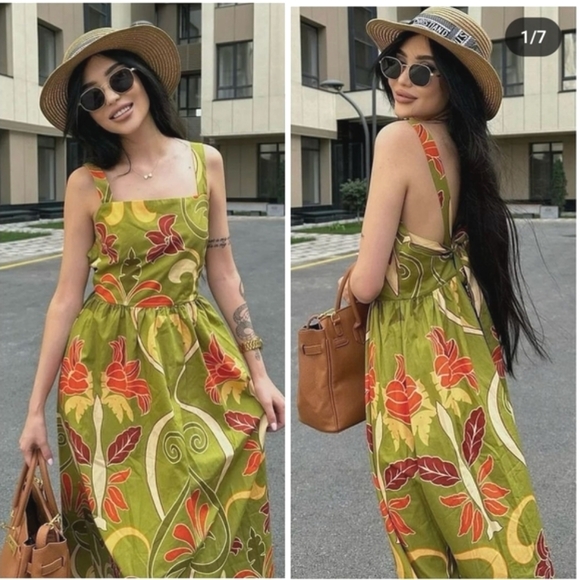 ZARA PRINTED  DRESS Size XS and M - Picture 2 of 15